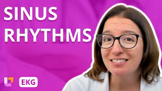 Sinus Rhythms  EKG Interpretation  LevelUpRN [upl. by Enoyrt]