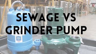 Sewage vs Grinder Pumps [upl. by Mobley803]