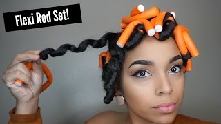 How To Flexi Rod Set  Natural Hair [upl. by Thea308]