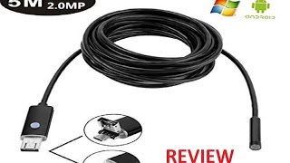 New Rice Android OTG Smartphone USB Endoscope Wire Camera Review [upl. by Charis]