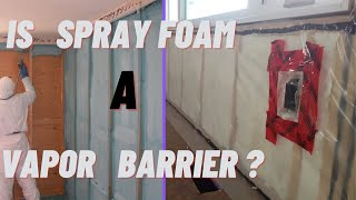 Does Spray Foam Insulation Need A Vapor Barrier [upl. by Iad]