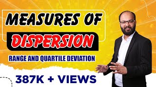 1  Measure of dispersion  Range and Quartile Deviation  Part 1  Statistics  Chandan Poddar [upl. by Fernande]