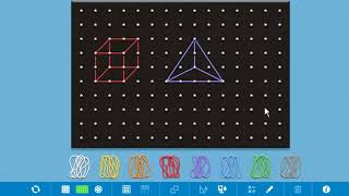 Construcción De Sólidos Geometricos En El Geoplano [upl. by Ginnifer817]