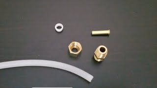 How to install Compression Fittings on plastic tubing [upl. by Nasar]