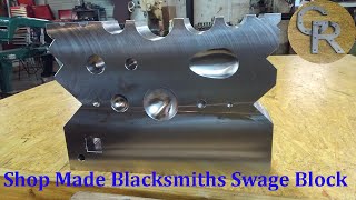 Shop Made Blacksmiths Swage Block Anvil Combo [upl. by Heilman]