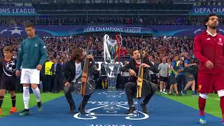 2CELLOS performance at the 2018 UEFA Champions League Final [upl. by Ecienahs]