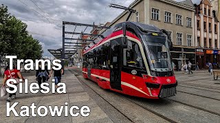 🇵🇱 Trams in Katowice  Tramwaje w Konurbacji Górnośląskiej  Katowice 2020 4K [upl. by Aihsilef706]