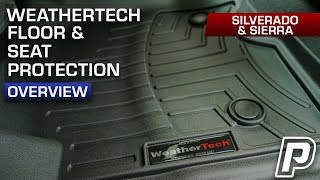 20142021 Chevrolet Silverado amp GMC Sierra WeatherTech Products amp Seat Protectors  Phastek [upl. by Atikram]