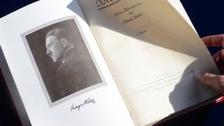 Mein Kampf signed by Hitler up for online auction [upl. by Lauren]