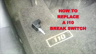 hyundai brake switch replacement [upl. by Candis]