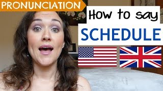 How to Pronounce SCHEDULE US UK amp Australian pronunciation [upl. by Llien]