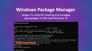 A Look at winget Windows Package Manager for Windows 10 [upl. by Annat423]