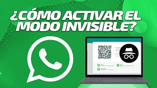 Whatsapp Web ¿Cómo hacer para que nadie sepa cuando estás en línea [upl. by Idona]