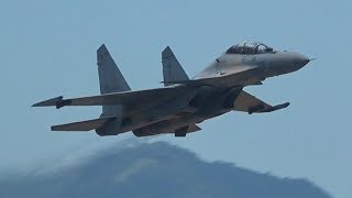 Sukhoi Su30MKM thrust vectoring full display  LIMA 19 [upl. by Izawa253]