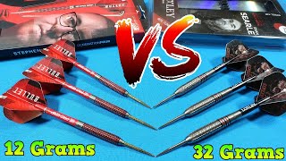 All About Dart Weight amp A Comparison Between the Lightest and Heaviest Darts In The PDC [upl. by Tehc]