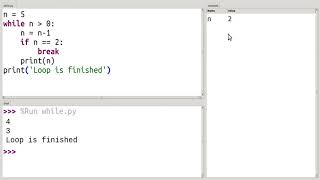 How to Use quotbreakquot and quotcontinuequot in Python quotwhilequot Loops [upl. by Ystap253]