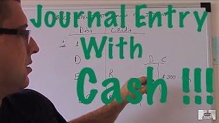 Accounting for Beginners 14  Journal Entry with Cash  Expense [upl. by Barina247]