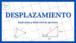 Desplazamiento  ejercicios resueltos [upl. by Retsevlis823]