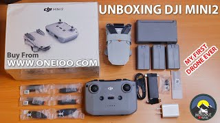 DJI Mini 2 Unboxing  DJI Mini 2 Fly More Combo Drone India  DJI Mini 2 4K Drone [upl. by Aihk]