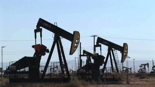 Pumpjack Oil Pumps Deliver Texas Crude Oil by BottledVideocom [upl. by Klarrisa]