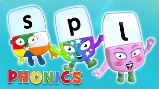 Phonics  Learn to Read  Practicing Letter Blends  Alphablocks [upl. by Laina]