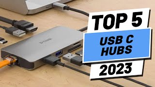 Top 5 BEST USBC Hubs of 2023 [upl. by Enitsahc]