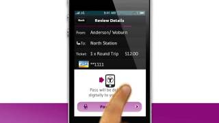 Introducing MBTA mTicket for Commuter Rail [upl. by Aihsilef]