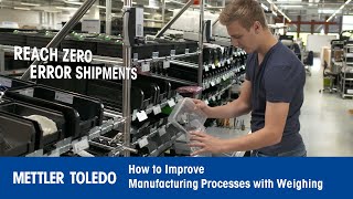 How to Improve Manufacturing Processes with Weighing  Application Video  METTLER TOLEDO  en [upl. by Ehtyde]