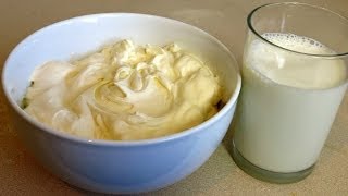 TURN MILK INTO WHIPPED CREAM  HOMEMADE [upl. by Ilona290]