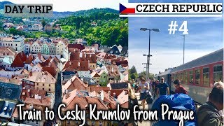 EP4 CZ🇨🇿 Train to Cesky Krumlov  Day trip from Prague  UNESCO site Indian in Czech Republic [upl. by Eidak134]