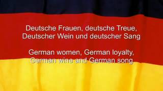 Das Deutschlandlied  National Anthem of Germany EnglishGerman lyrics [upl. by Andee]