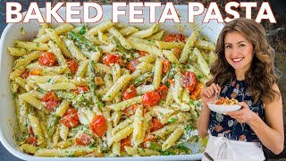 I Made BAKED FETA PASTA  Viral TikTok Recipe [upl. by Stiruc]