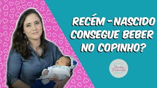 Como oferecer leite no copinho para o bebê [upl. by Okemak]