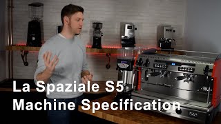 La Spaziale S5 Commercial Coffee Machine [upl. by Arbmik]