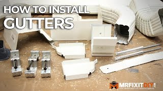 HOW TO INSTALL GUTTERS  A DIY GUIDE [upl. by Erlina]