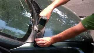 How to clean a clogged windshield drain [upl. by O'Carroll819]