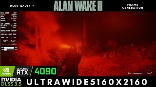 Alan Wake 2  RTX 4090 Max Settings  5160x2160 Ultrawide [upl. by Tecu544]