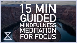 15 Minute Guided Meditation for Focus [upl. by Bonnibelle]