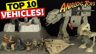 Top 10 Vintage Star Wars Vehicles [upl. by Roobbie419]