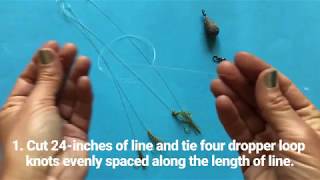 Fishing Knots How to Make a Sabiki Rig [upl. by Levitus]