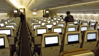 CABIN TOUR Swiss Boeing 777300ER  Economy Business and First Class Full HD [upl. by Ahsenac231]