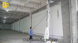 DafangAI DF062 Wall Finishing Robot Project Demonstration of Wall Grinding Plastering and Painting [upl. by Polloch]