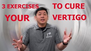 THREE Best Exercises To RELIEVE Your Vertigo  Physical Therapist Explains [upl. by Esilrac399]