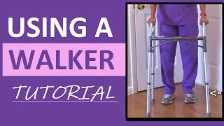 How to Sit Down and Stand Up with a Walker  Sit to Stand with Walker [upl. by Elisabetta]