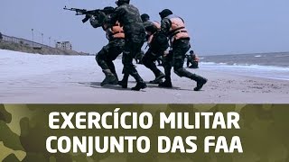 EXERCÍCIO MILITAR CONJUNTO DAS FAA [upl. by Anaej]