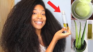 How To Properly Make Aloe vera Oil For Extreme Hair Growth [upl. by Melliw]