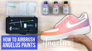 Airbrush Essentials  The Basics to Airbrushing Using Angelus Paints [upl. by Nelav]