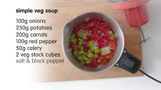 Morphy Richards Soup Maker  recipe inspiration [upl. by Napoleon840]