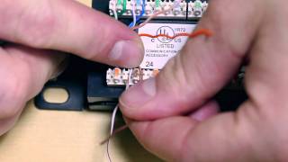 How to Punch Wires into Networking Patch Panels  Cable Connection Guide [upl. by Masha]