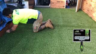 How To Install Turf On A Hard Surface [upl. by Rramahs864]